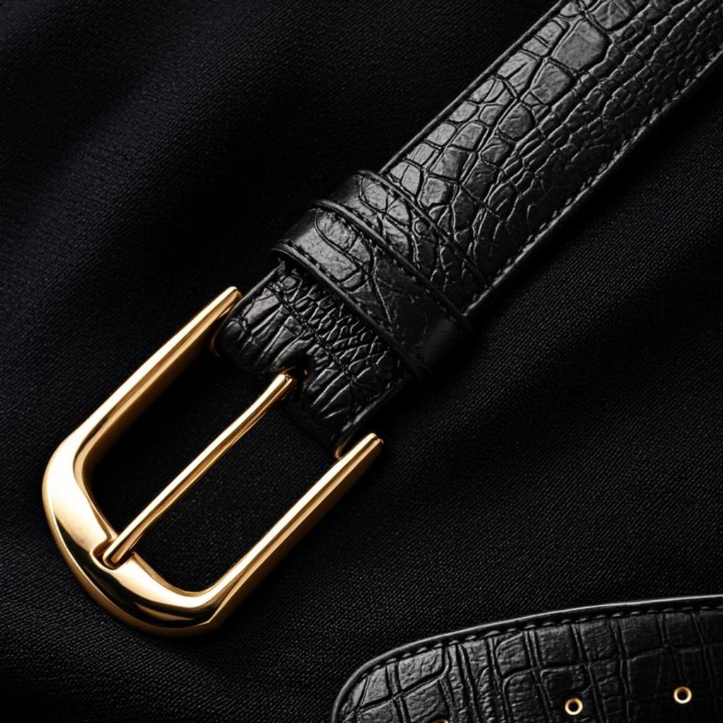 Ceinture Croco Cuir