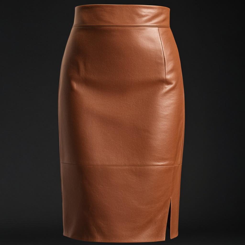 Jupe Plissée Cuir