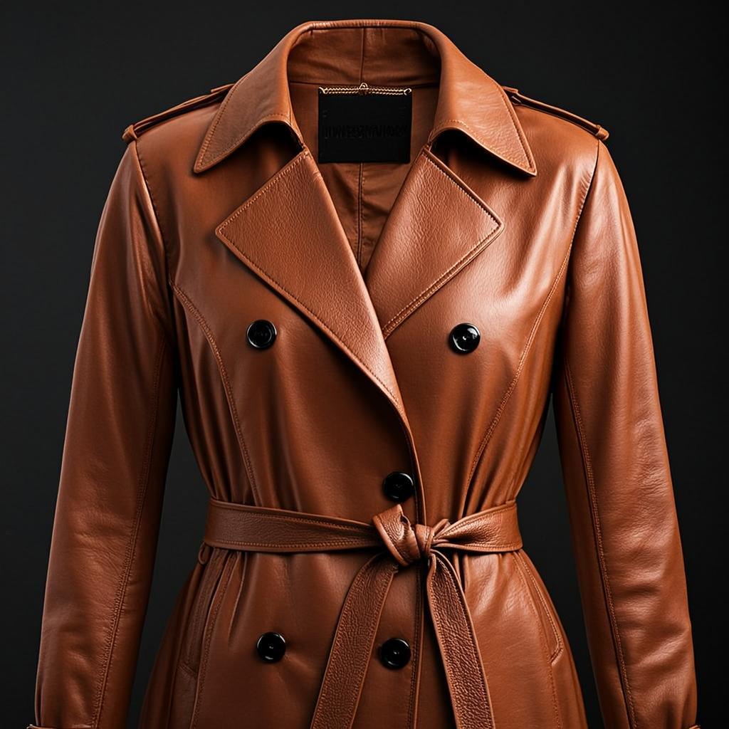 Cape Cuir Femme