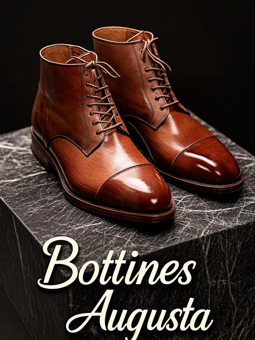 Bottines Augusta — Chaussures MATAR STYLE CUIR